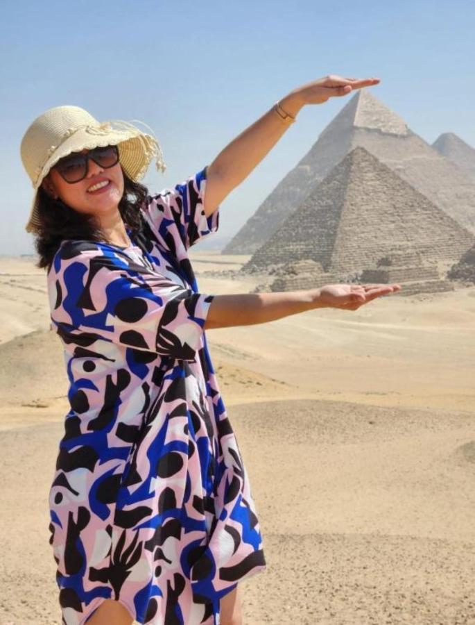 فندق Pyramid View Gh Kafret el-Gabal المظهر الخارجي الصورة