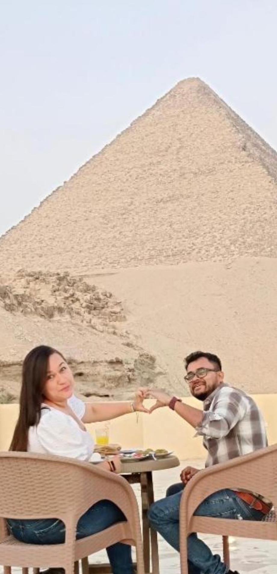 فندق Pyramid View Gh Kafret el-Gabal المظهر الخارجي الصورة